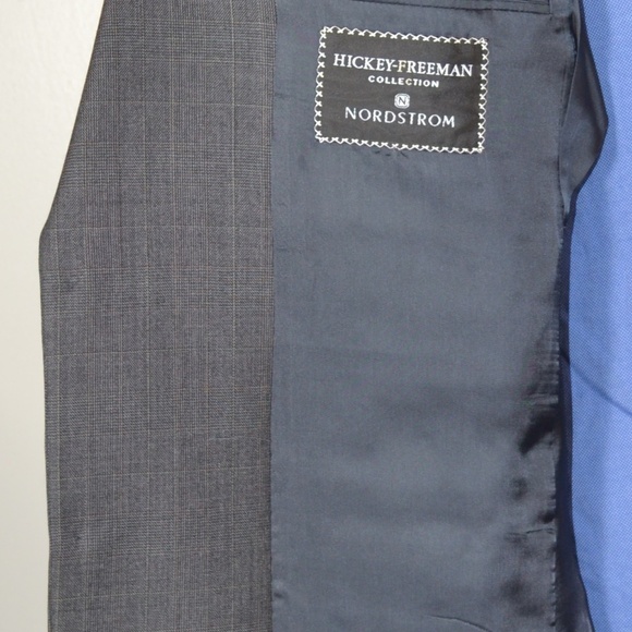 Hickey Freeman 40R Sport Coat Blazer Suit Jacket - Picture 7 of 8